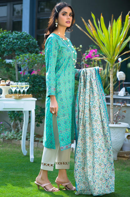 Stitched 2 Piece Printed Lawn Suit