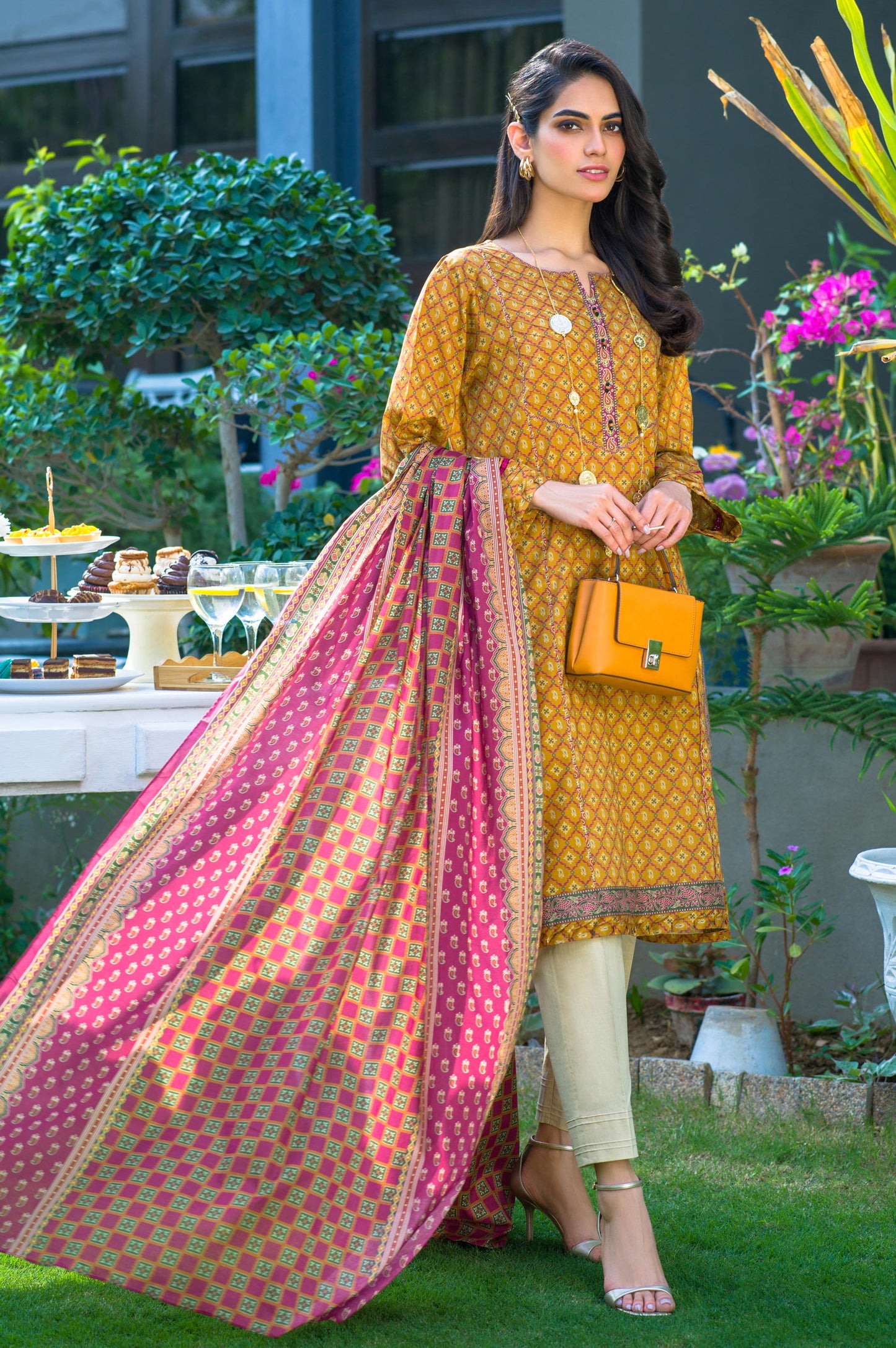 Stitched 2 Piece Printed Lawn Suit