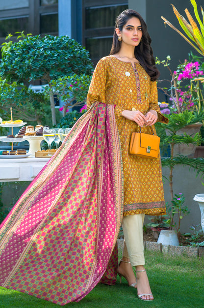 Stitched 2 Piece Printed Lawn Suit
