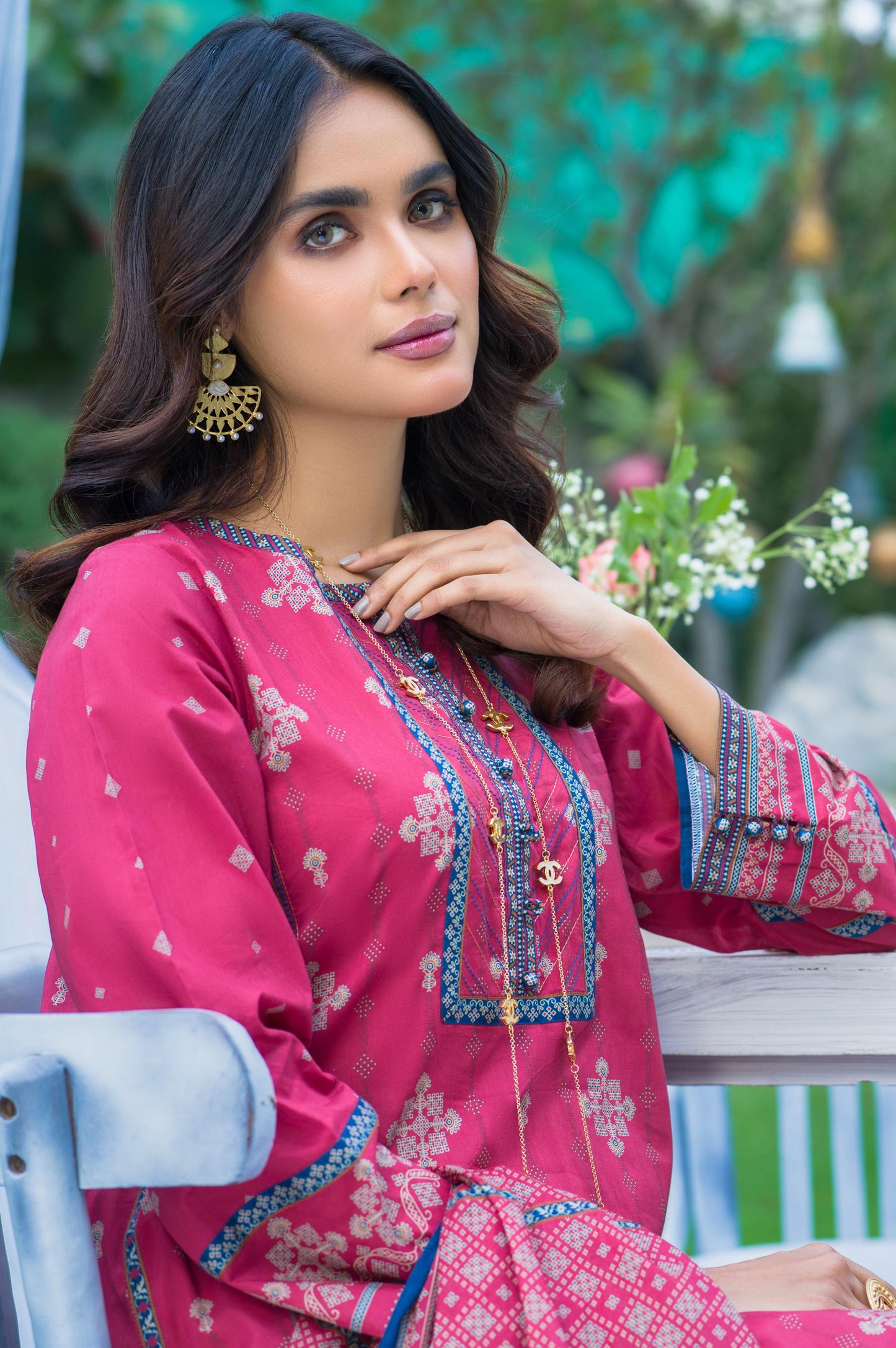 Unstitched 2 Piece Printed Lawn Suit