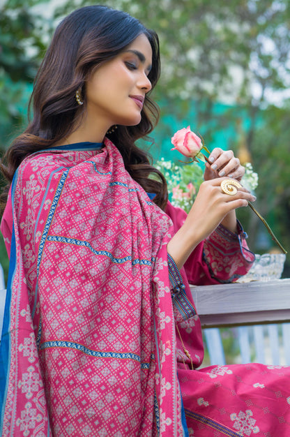 Stitched 2 Piece Printed Lawn Suit