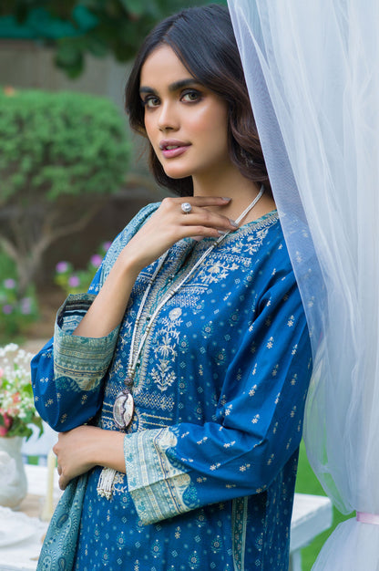 Stitched 2 Piece Embroidered Lawn Suit