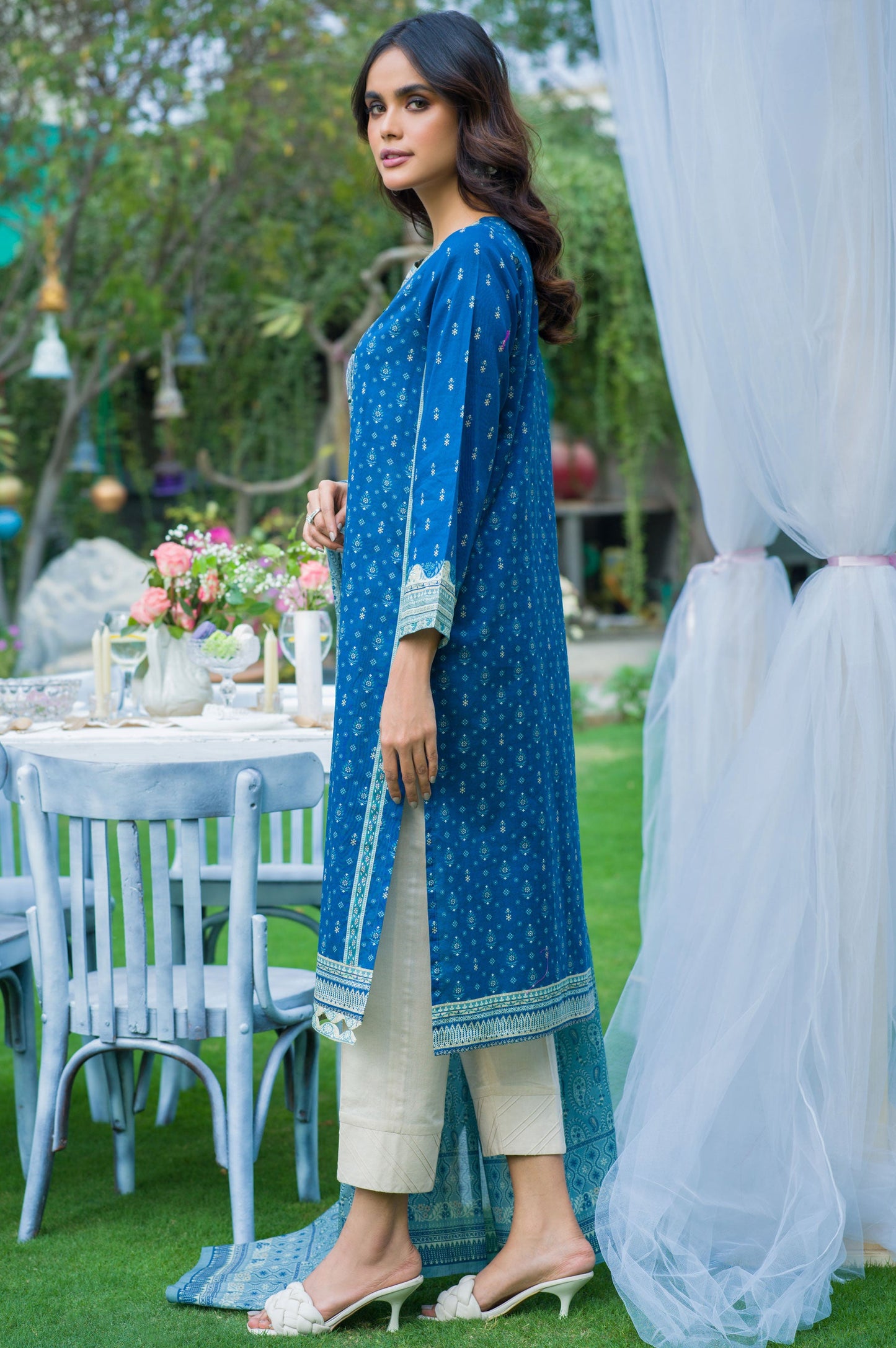 Stitched 2 Piece Embroidered Lawn Suit