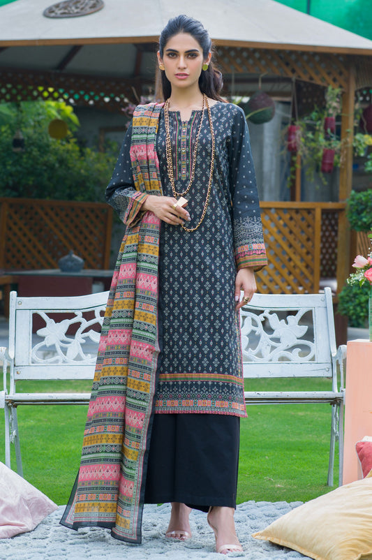 Unstitched 2 Piece Printed Lawn Suit