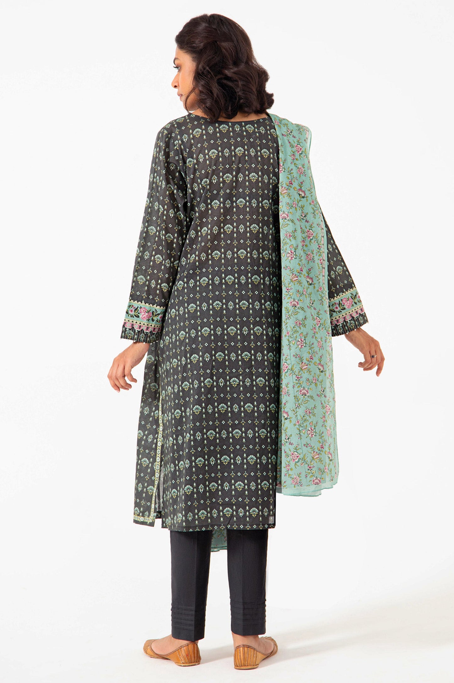 Stitched 2 Piece Embroidered Lawn Suit