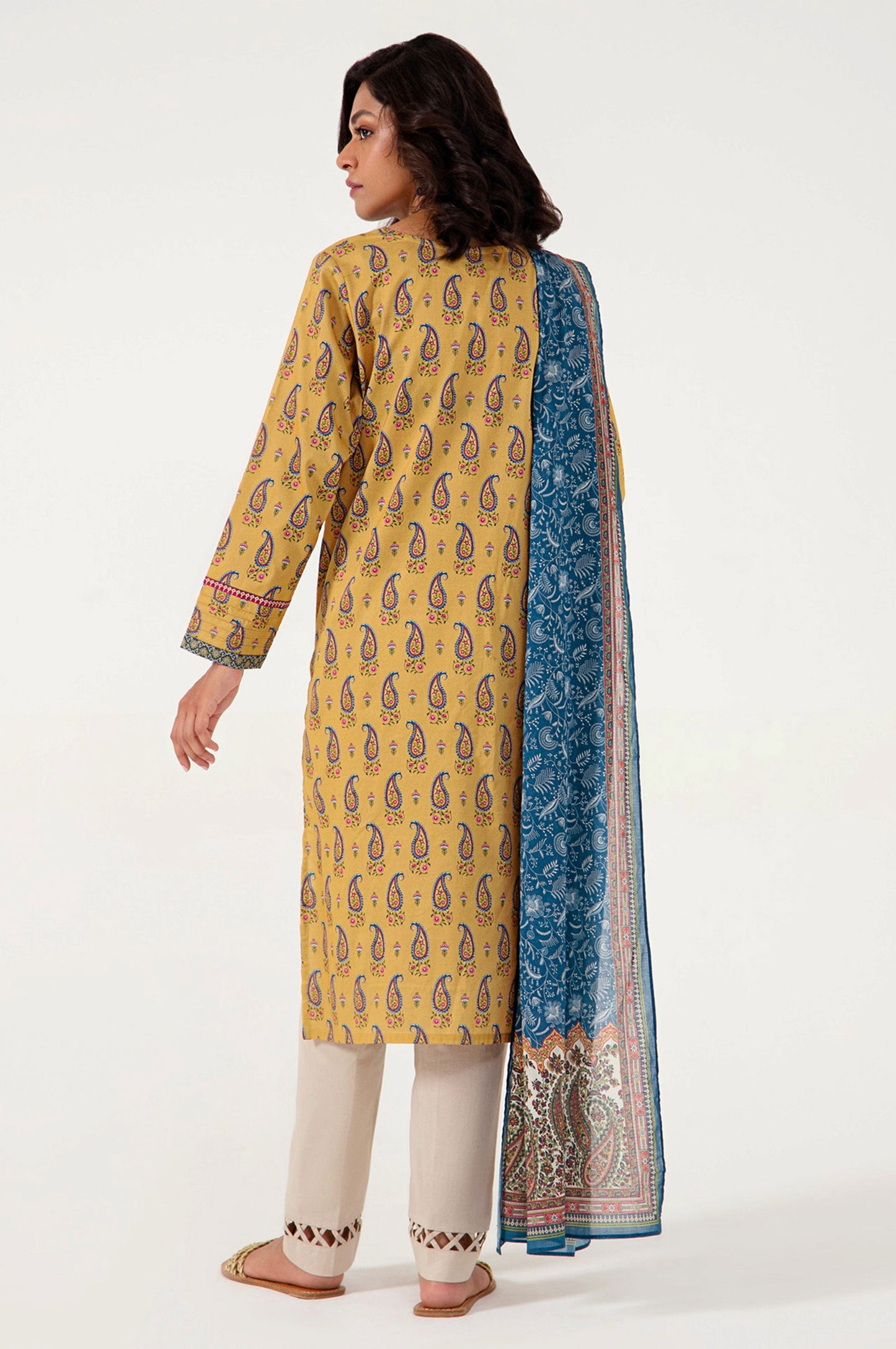 Stitched 2 Piece Embroidered Lawn Suit