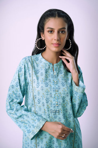 Unstitched 2 Piece Printed Lawn Suit