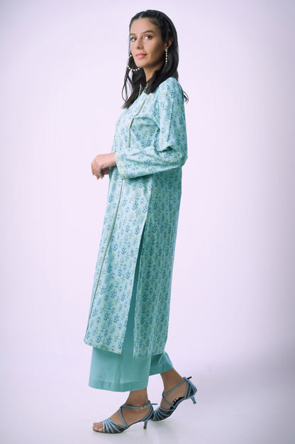 Unstitched 2 Piece Printed Lawn Suit