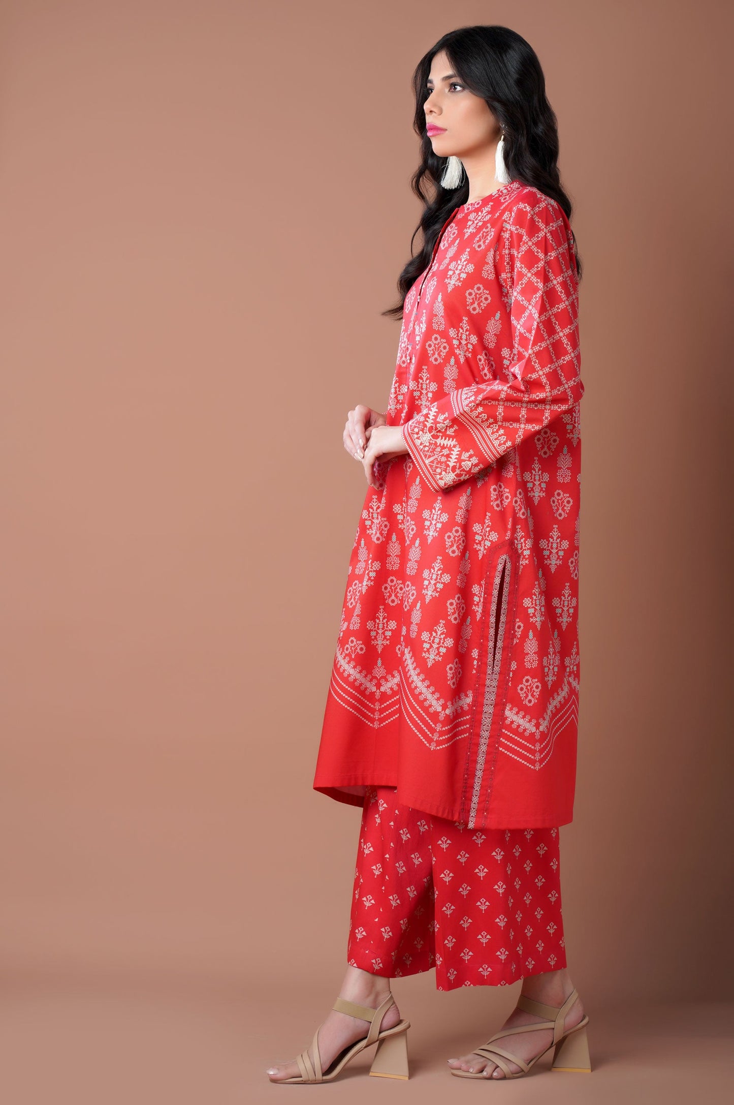 Unstitched 2 Piece Printed Lawn Suit
