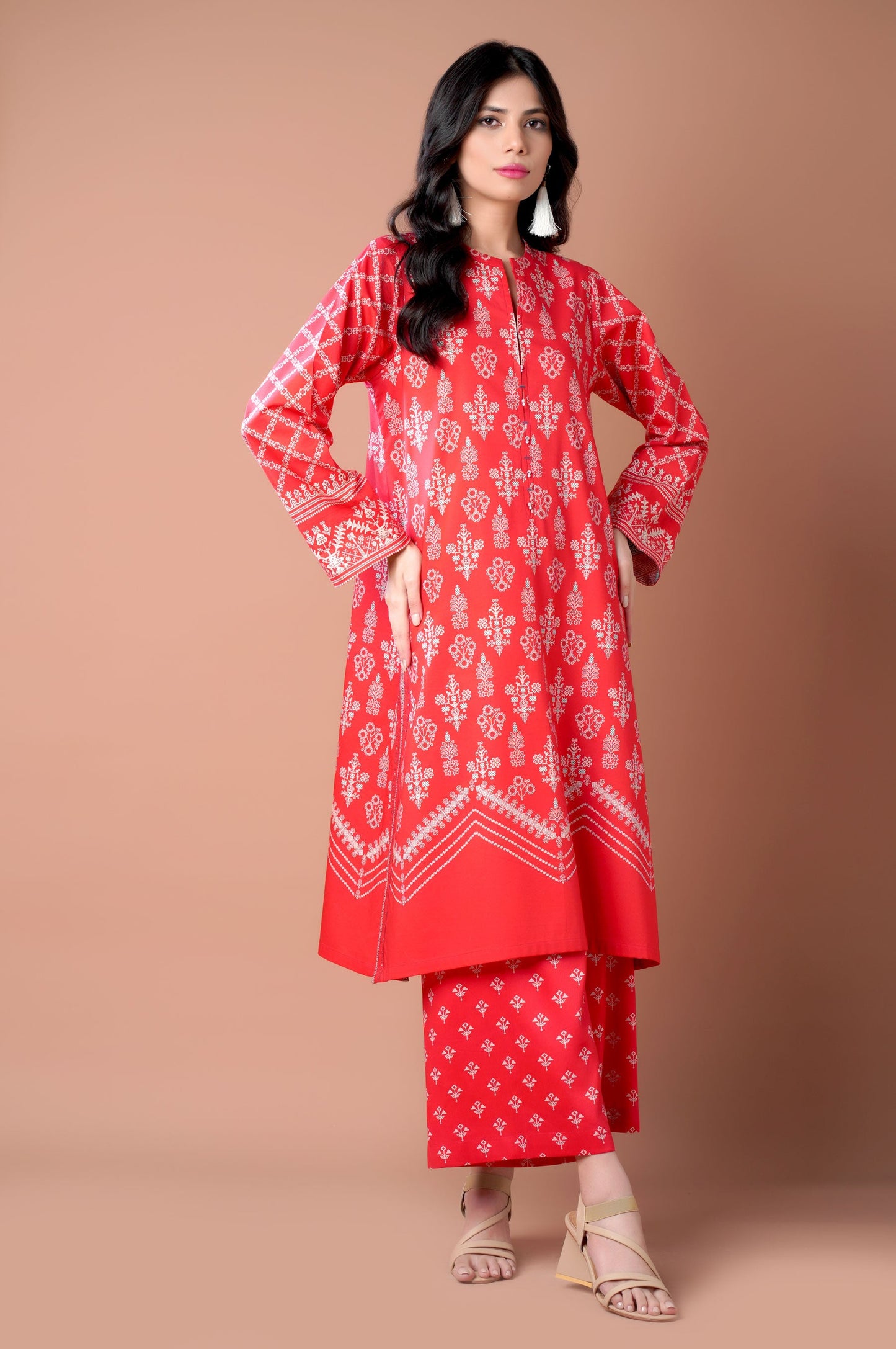 Stitched 2 Piece Printed Lawn Suit