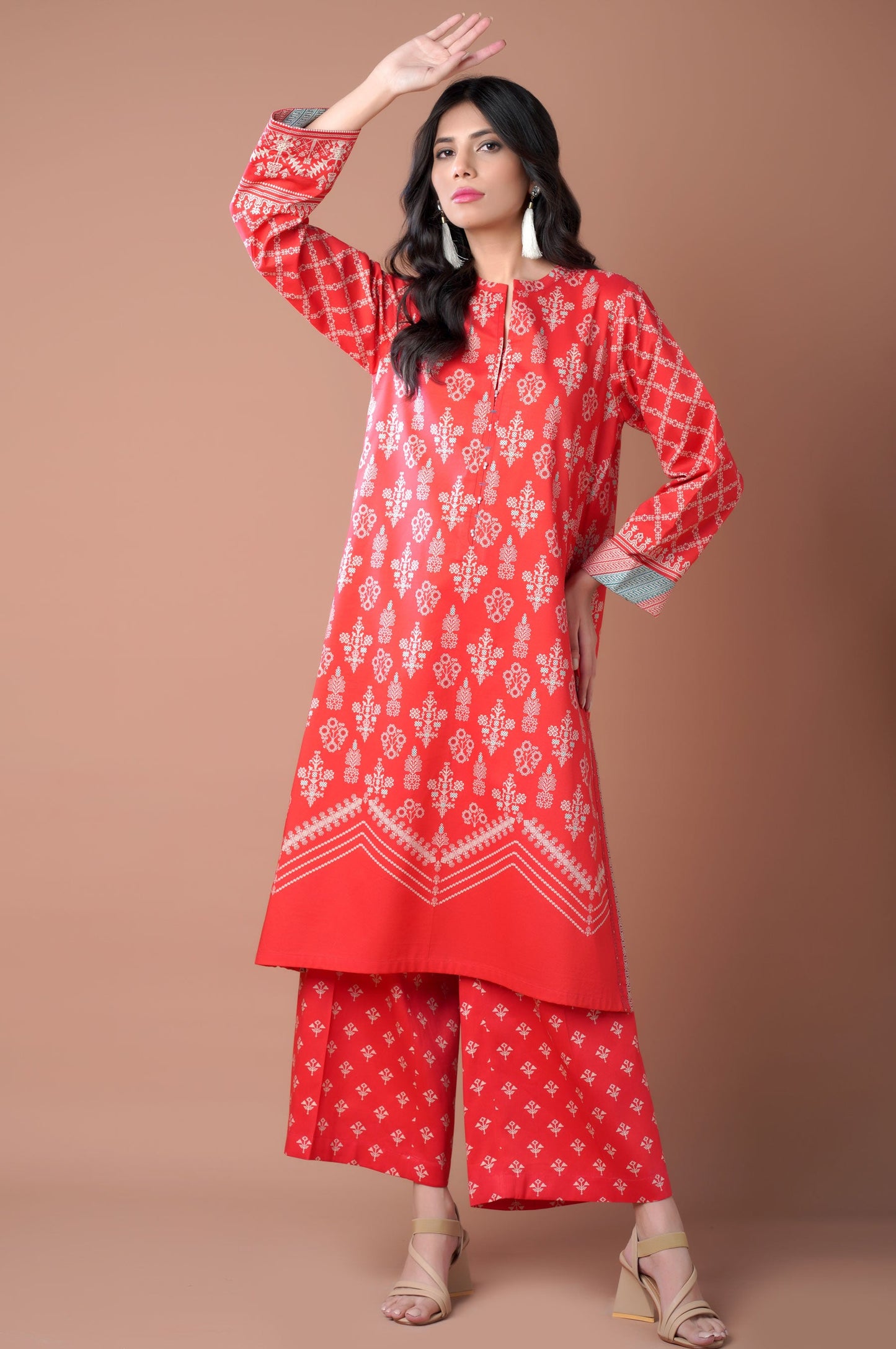 Stitched 2 Piece Printed Lawn Suit