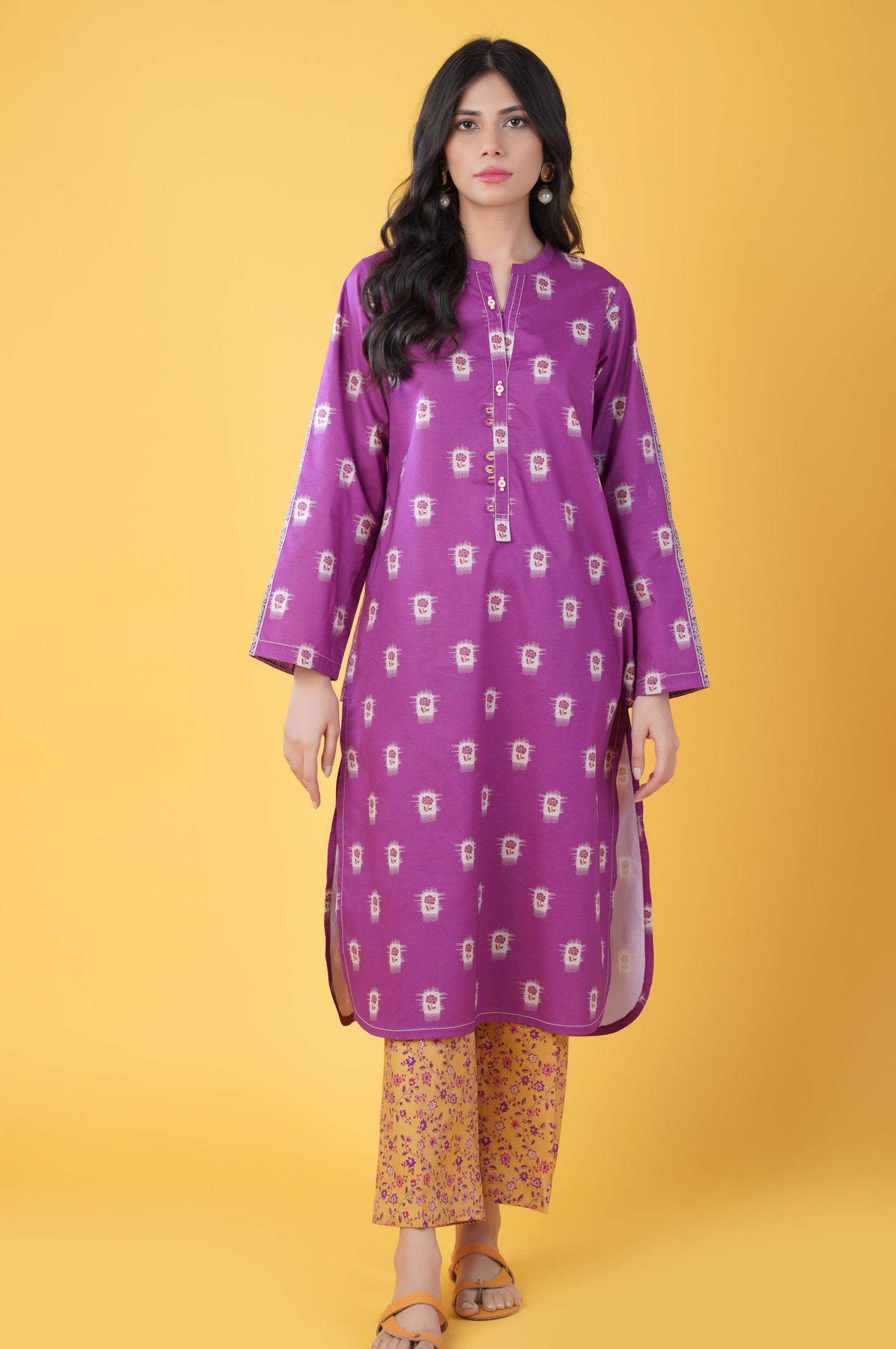 Stitched 2 Piece Printed Lawn Suit