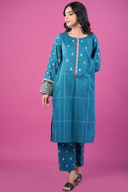 Stitched 2 Piece Printed Lawn Suit