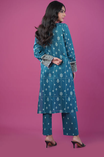 Unstitched 2 Piece Printed Lawn Suit