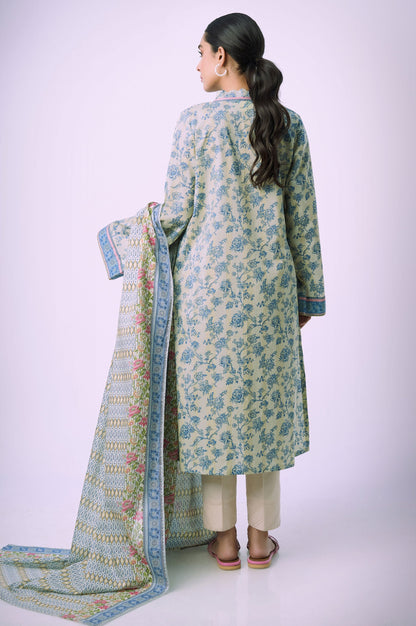 Unstitched 2 Piece Printed Lawn Suit