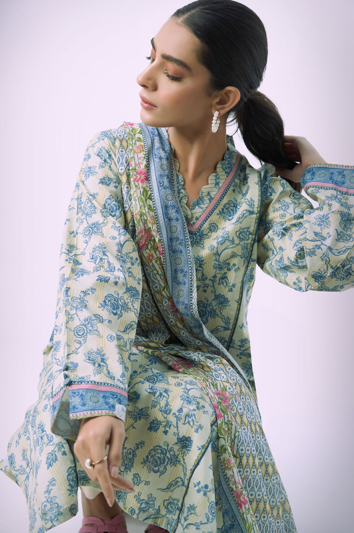 Stitched 2 Piece Printed Lawn Suit