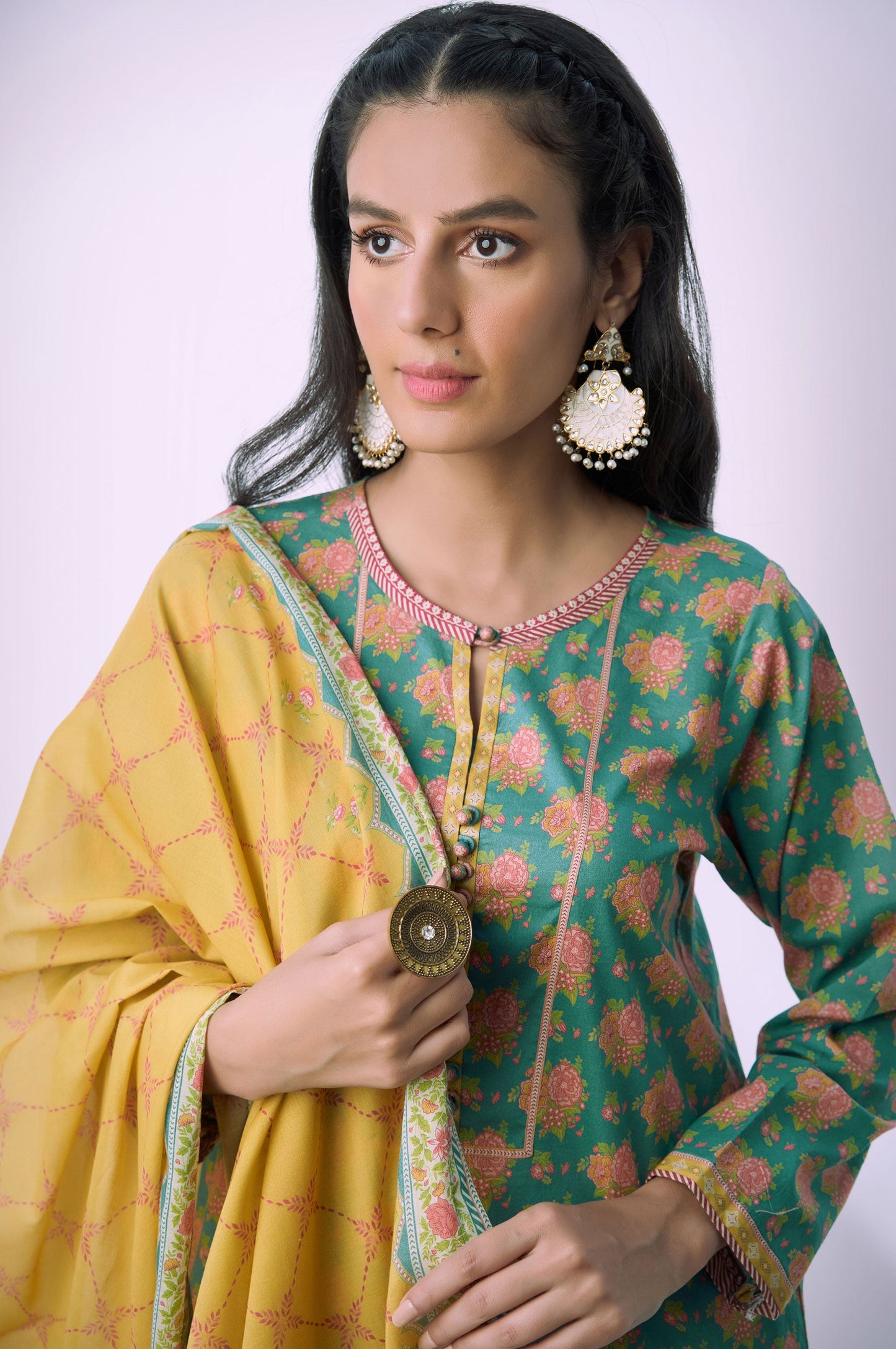 Stitched 2 Piece Printed Lawn Suit