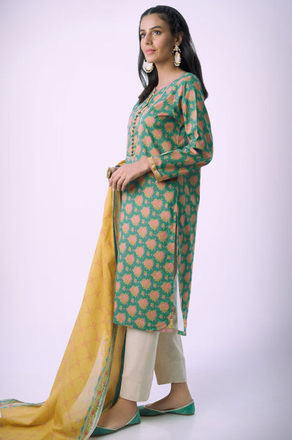 Stitched 2 Piece Printed Lawn Suit