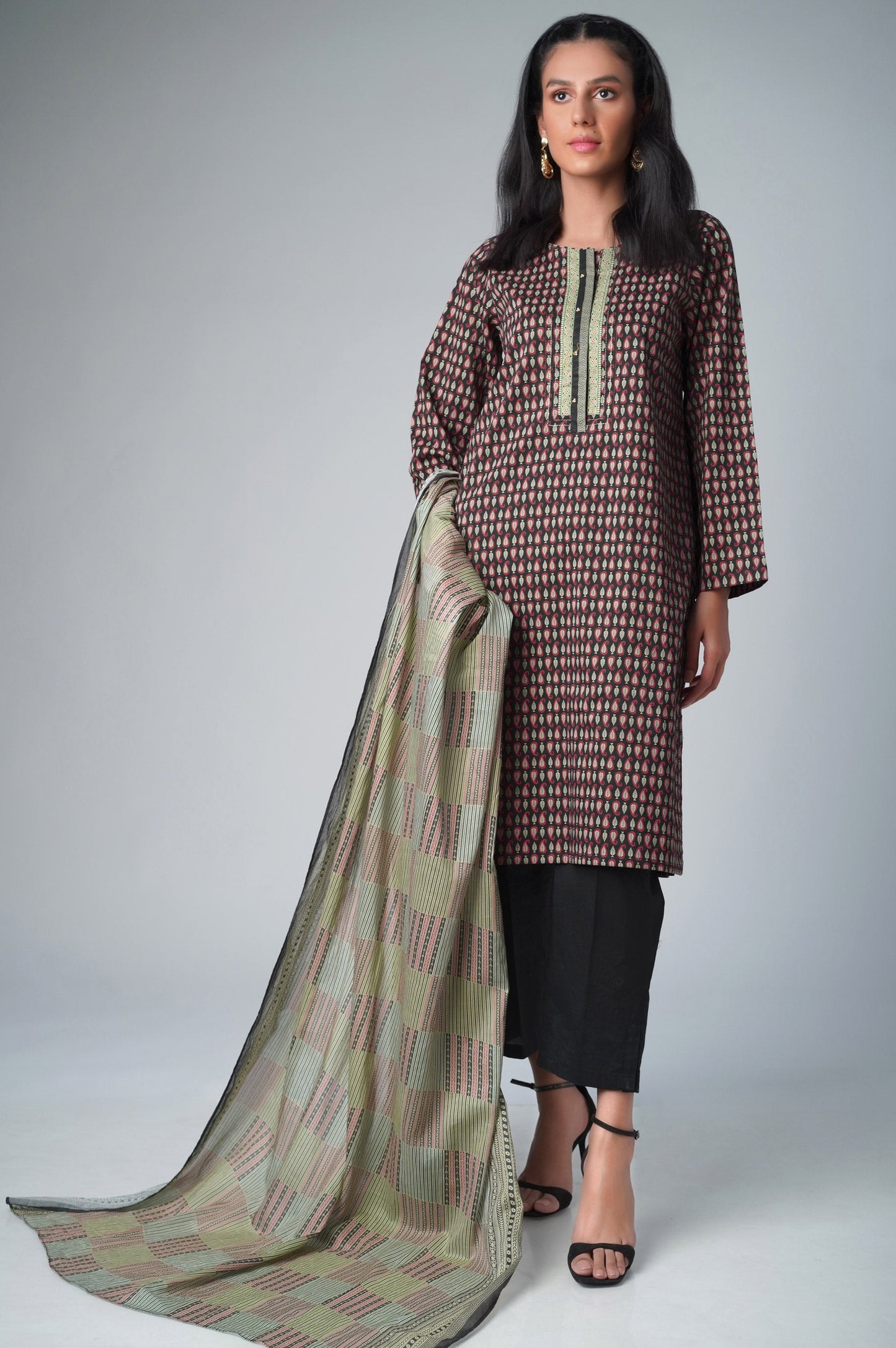 Stitched 2 Piece Printed Lawn Suit