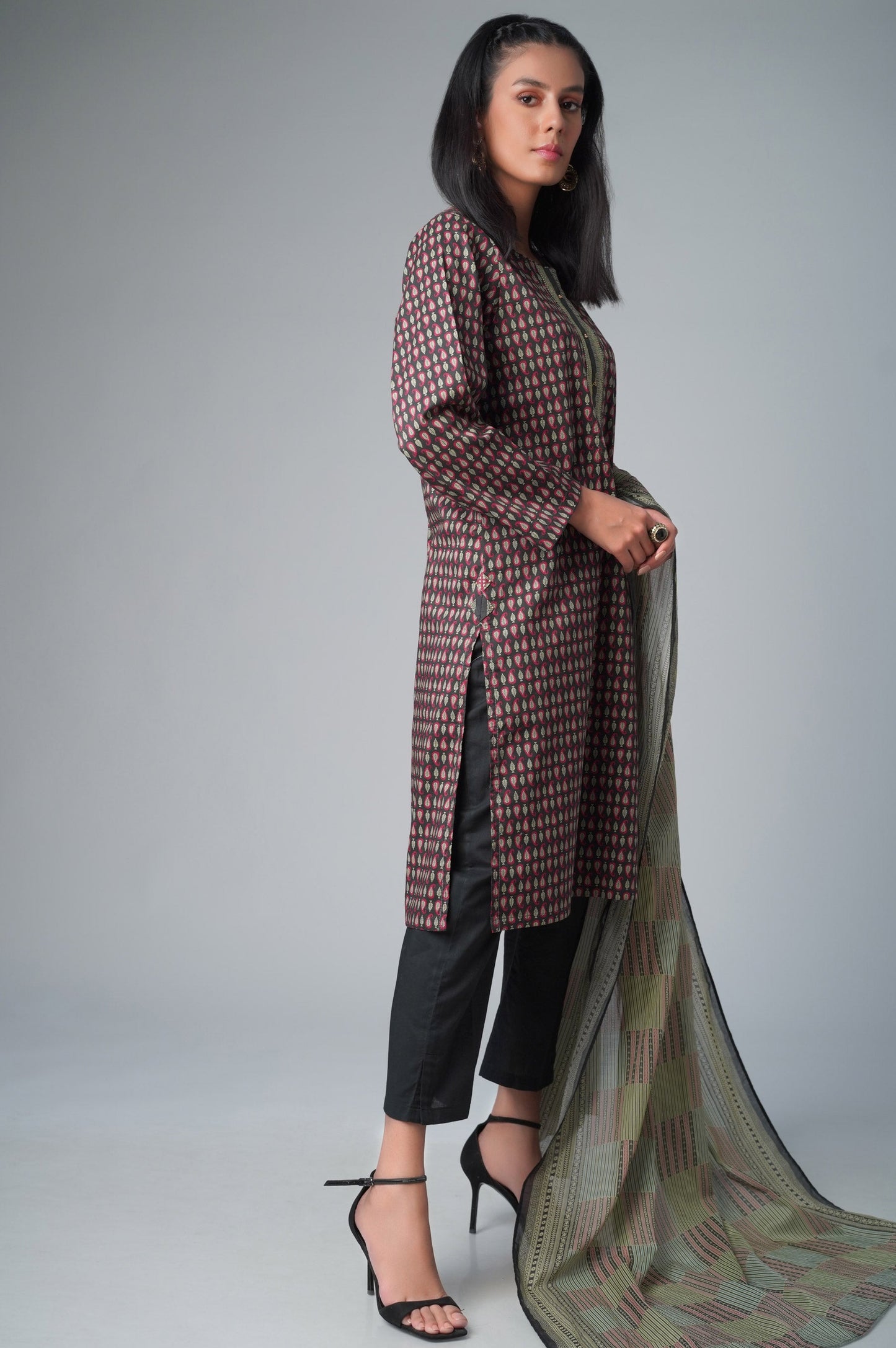 Stitched 2 Piece Printed Lawn Suit
