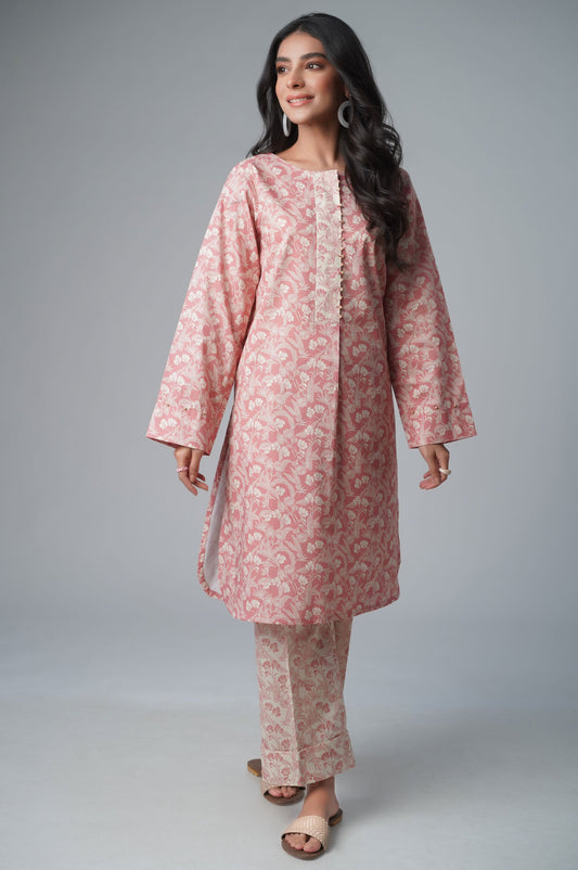 Stitched 2 Piece Printed Lawn Suit