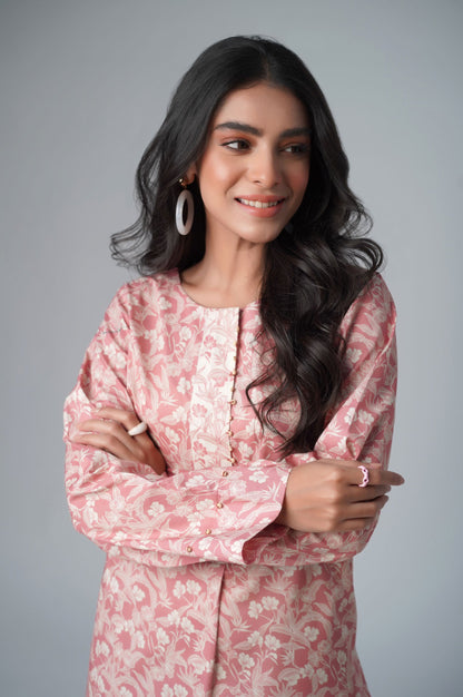 Unstitched 2 Piece Printed Lawn Suit