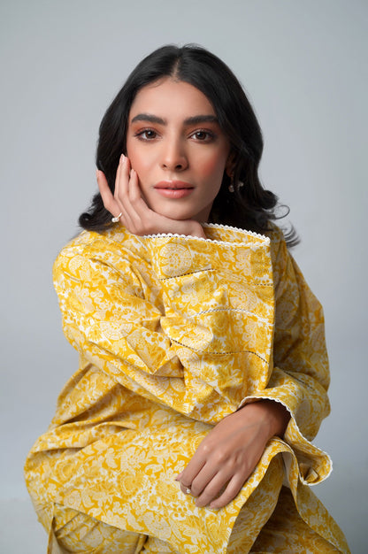 Stitched 2 Piece Printed Lawn Suit