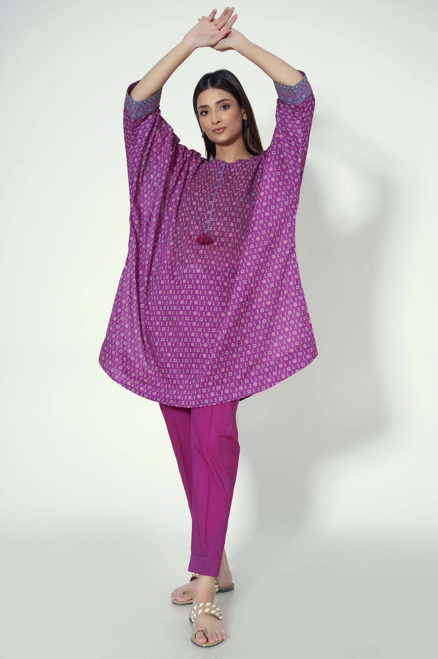 Unstitched 2 Piece Printed Lawn Suit