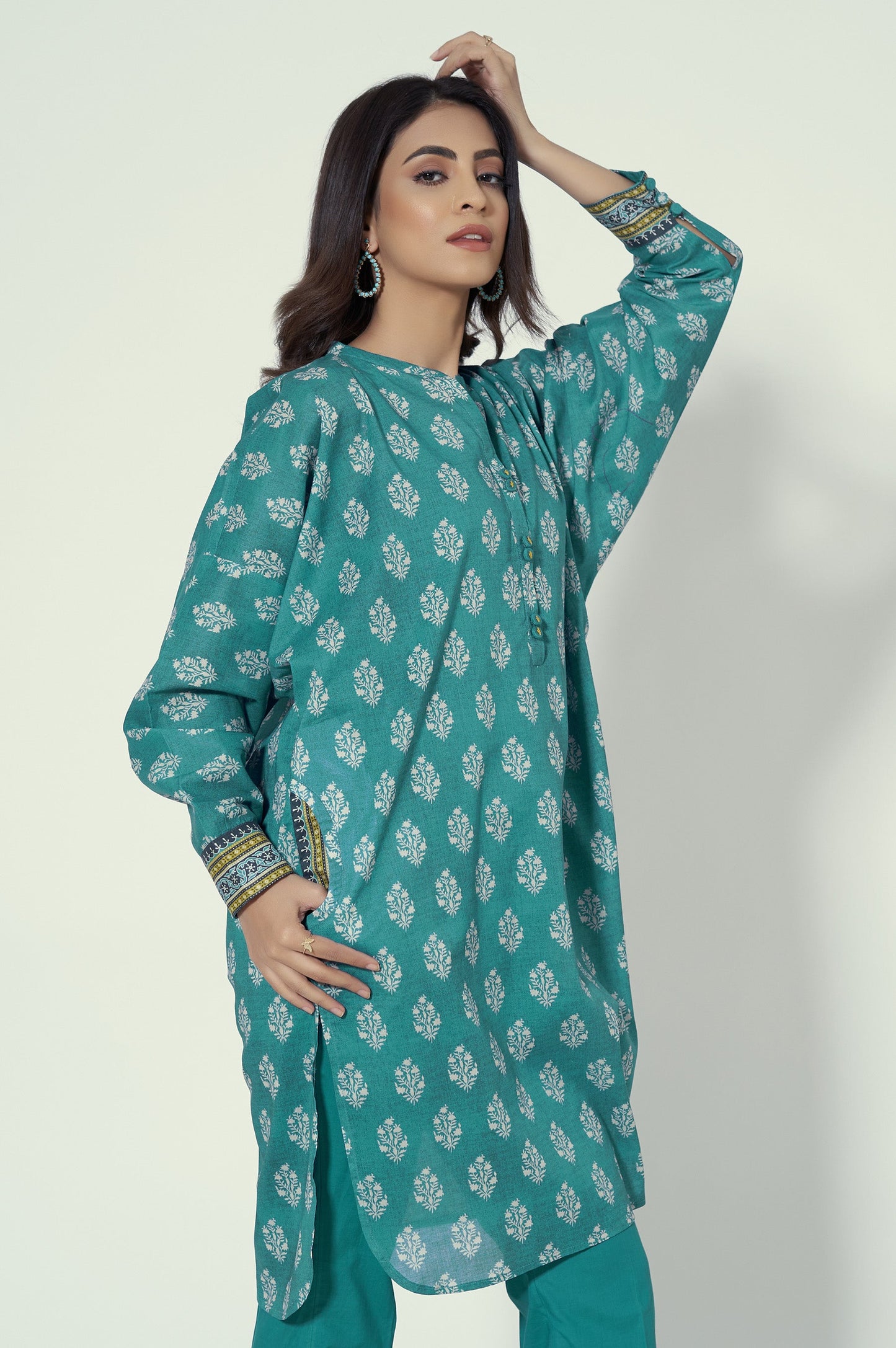 Unstitched 2 Piece Printed Lawn Suit