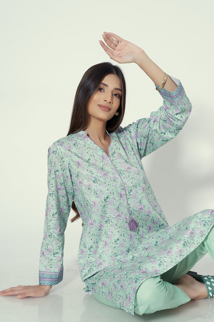 Stitched 2 Piece Printed Lawn Suit