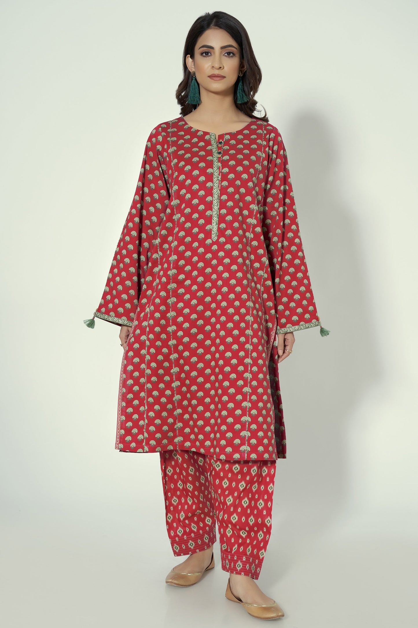 Unstitched 2 Piece Printed Lawn Suit