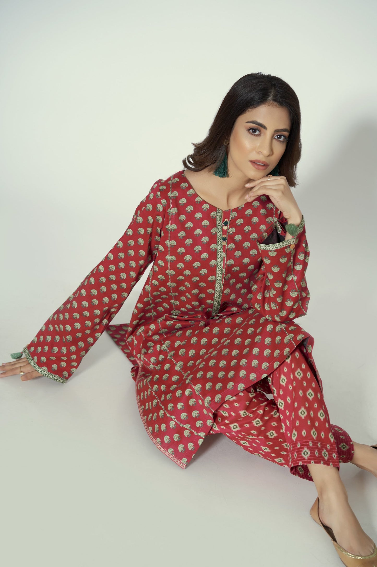 Unstitched 2 Piece Printed Lawn Suit