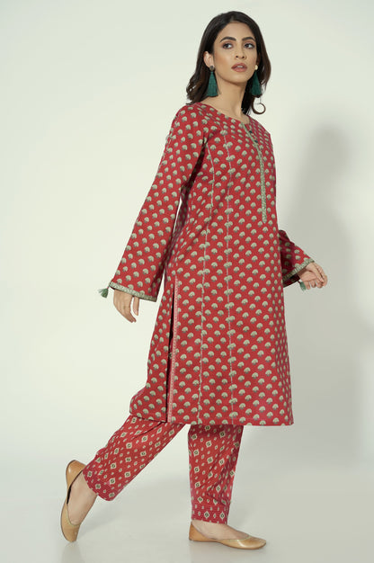Unstitched 2 Piece Printed Lawn Suit