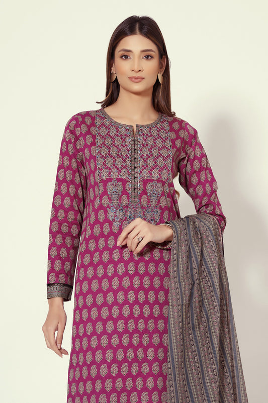 Unstitched 2 Piece Printed Lawn Suit