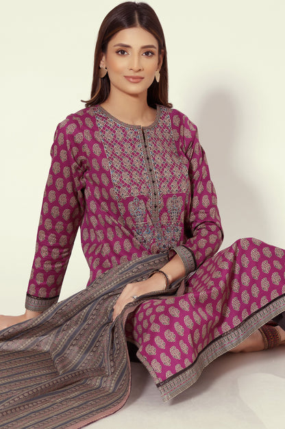 Unstitched 2 Piece Printed Lawn Suit