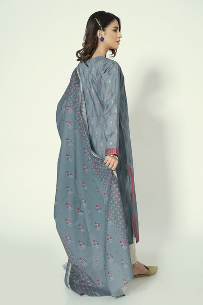 Unstitched 2 Piece Printed Lawn Suit