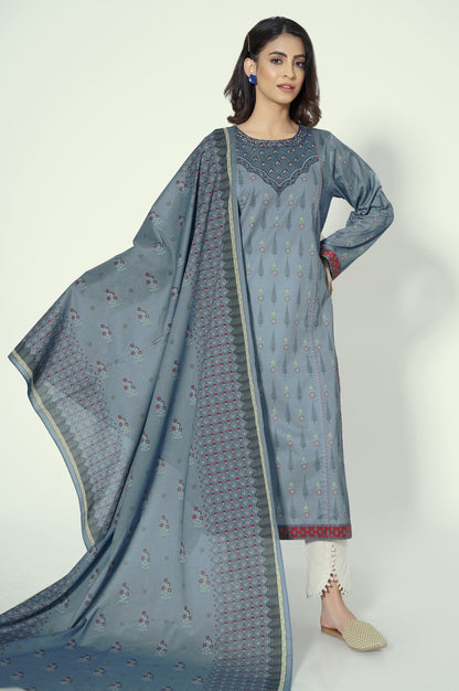 Unstitched 2 Piece Printed Lawn Suit