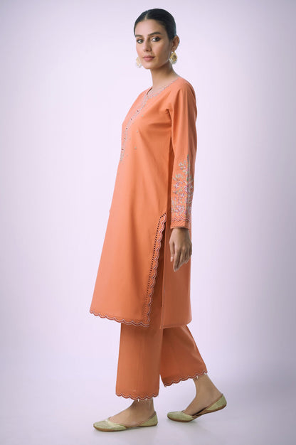 Unstitched 2 Piece Embroidered Cambric Suit