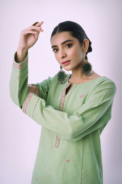 Unstitched 2 Piece Embroidered Cambric Suit