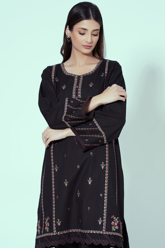 Unstitched 2 Piece Embroidered Cambric Suit
