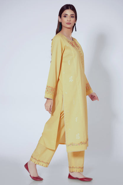Unstitched 2 Piece Embroidered Cambric Suit