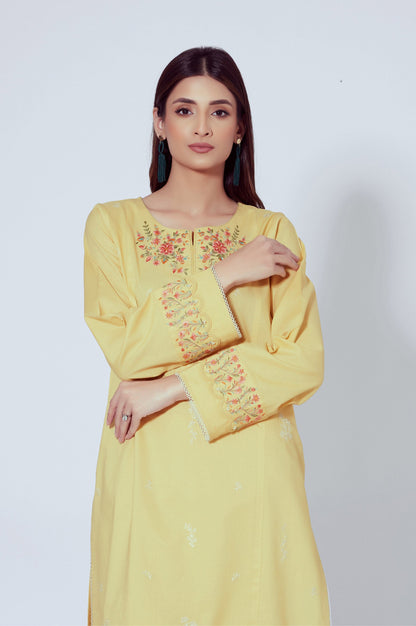 Unstitched 2 Piece Embroidered Cambric Suit