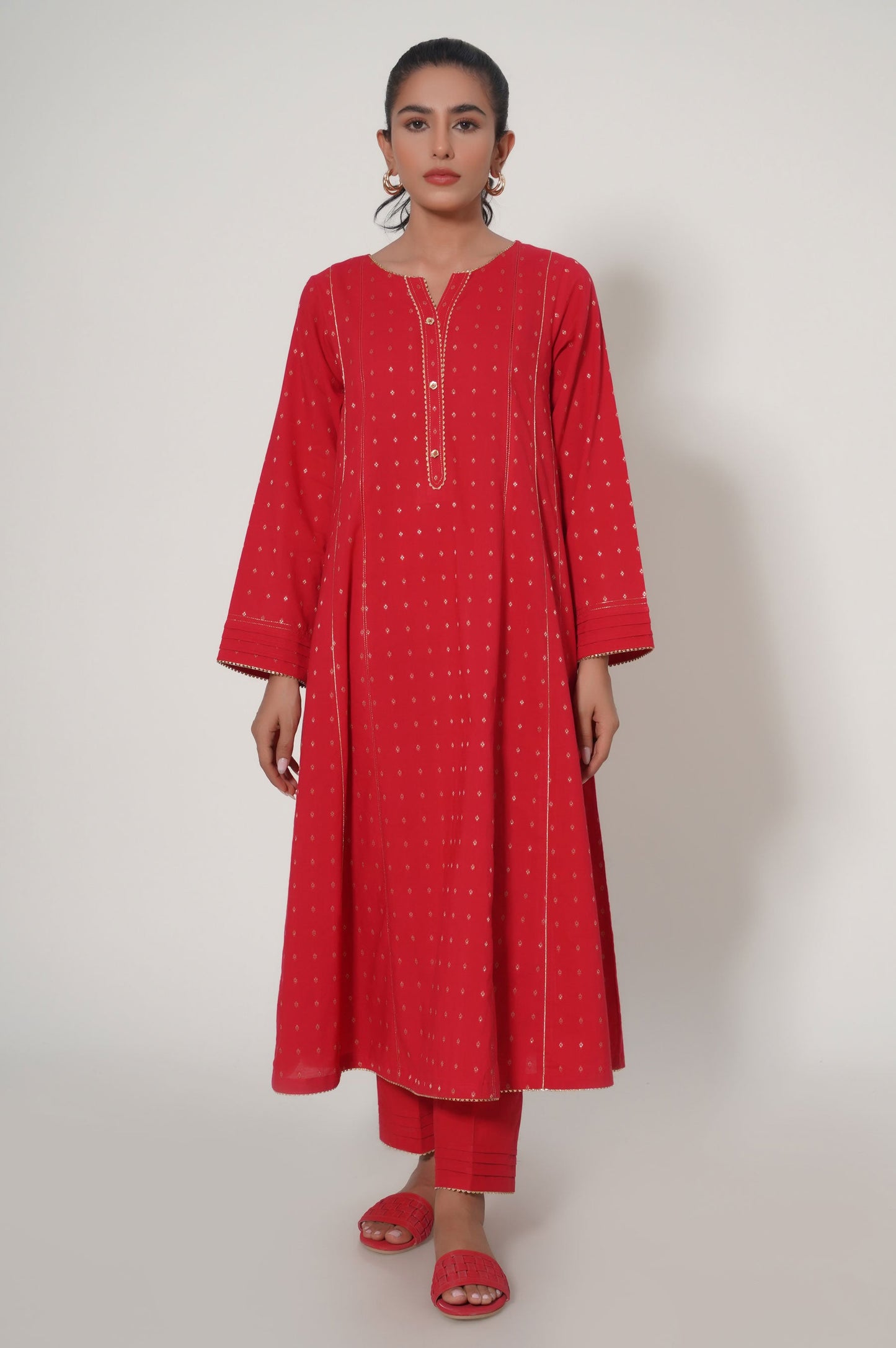 Stitched 2 Piece Masuri Jacquard Suit