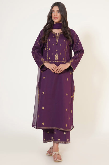 Unstitched 2 Piece Paste Printed Lawn Suit