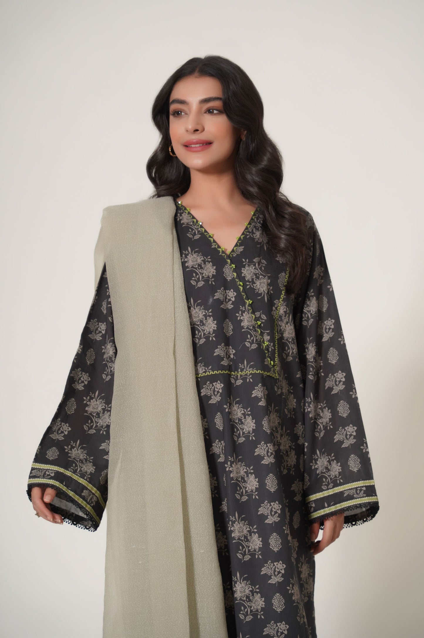 Unstitched 2 Piece Printed Cambric Suit