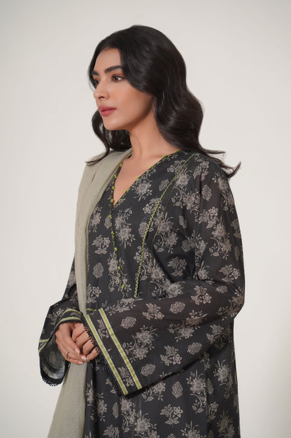 Unstitched 2 Piece Printed Cambric Suit