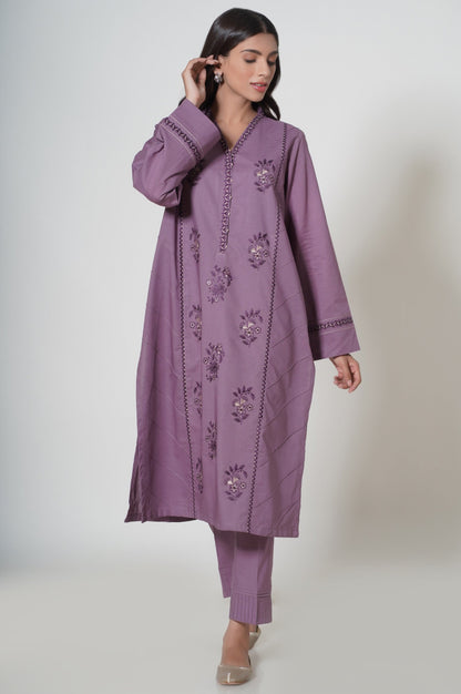 Unstitched 2 Piece Embroidered Cambric Suit