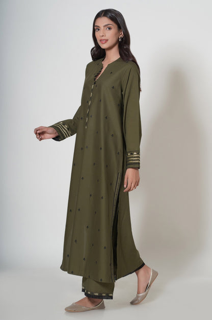 Unstitched 2 Piece Embroidered Cambric Suit