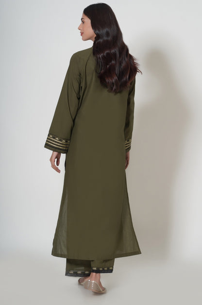 Unstitched 2 Piece Embroidered Cambric Suit