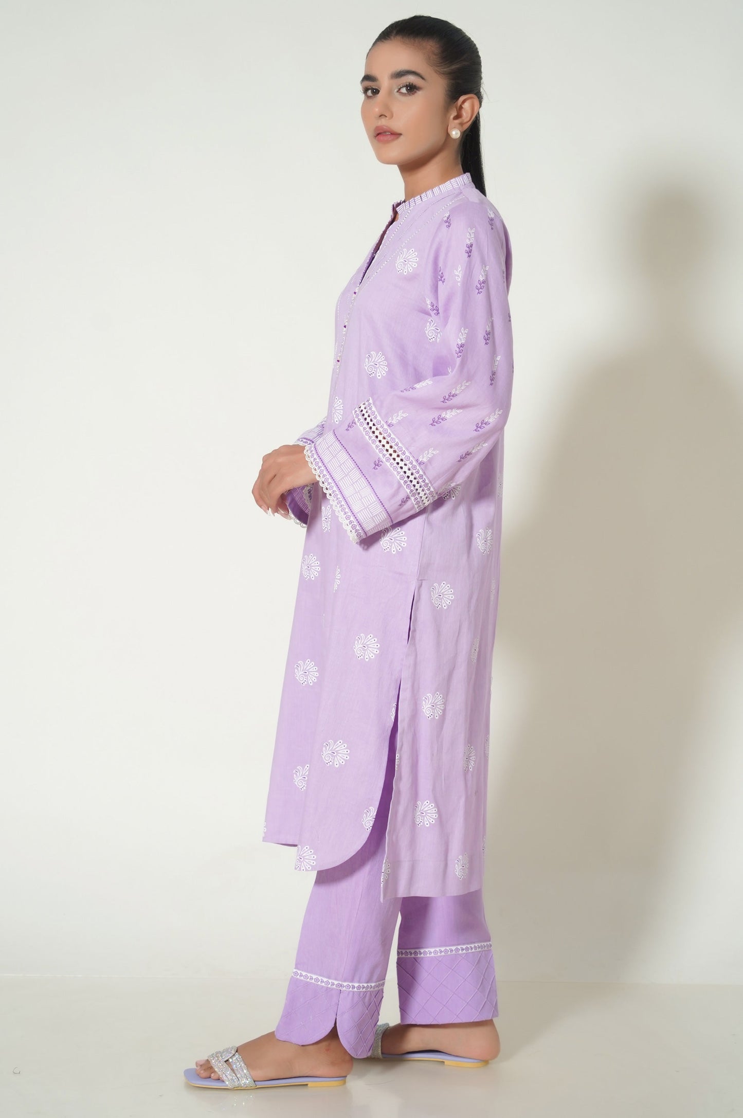 Stitched 2 Piece Printed Cottle Suit